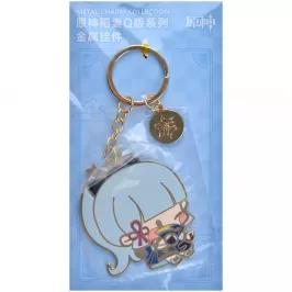 Брелок металический Chibi Character Metal Keychain Kamisato Ayaka